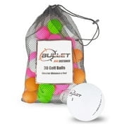 Bullet .444 Distance Golf Balls [30-Ball] White