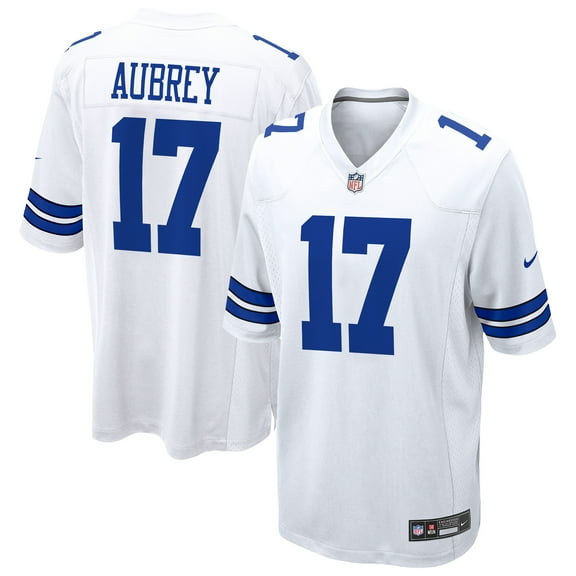 Men's Nike Brandon Aubrey White Dallas Cowboys Game Jersey
