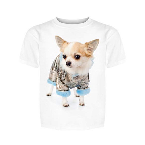 Dressed Up Chihuahua Tee Girl's -Image by Shutterstock