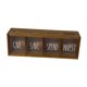 thumbnail image 4 of Hucha de madera para niños, caja de dinero resistente para decoración del hogar, alcancía de pared para cambio de monedas, ideal para el dormitorio de Marrón, 4 of 8