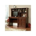 thumbnail image 2 of Kingfisher Lane Contemporary Wood Computer Desk with Hutch in Cherry, 2 of 10