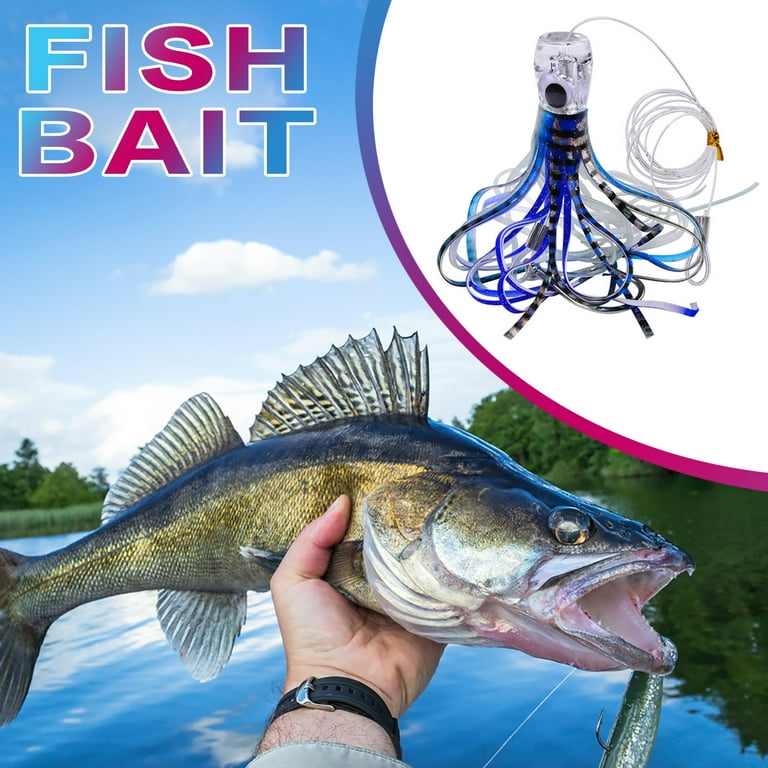 Saltwater Fishing Lures, 6/9inch Trolling Lures for Marlin Mahi