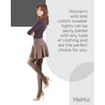 thumbnail image 7 of MeMoi Wild Side Cotton Sweater Tights - Womens - Female (Small/Medium, Coffee Bean), 7 of 7