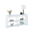 thumbnail image 3 of Convenience Concepts Oxford 2 Drawer 60 inch Console Table with Shelves, 3 of 4