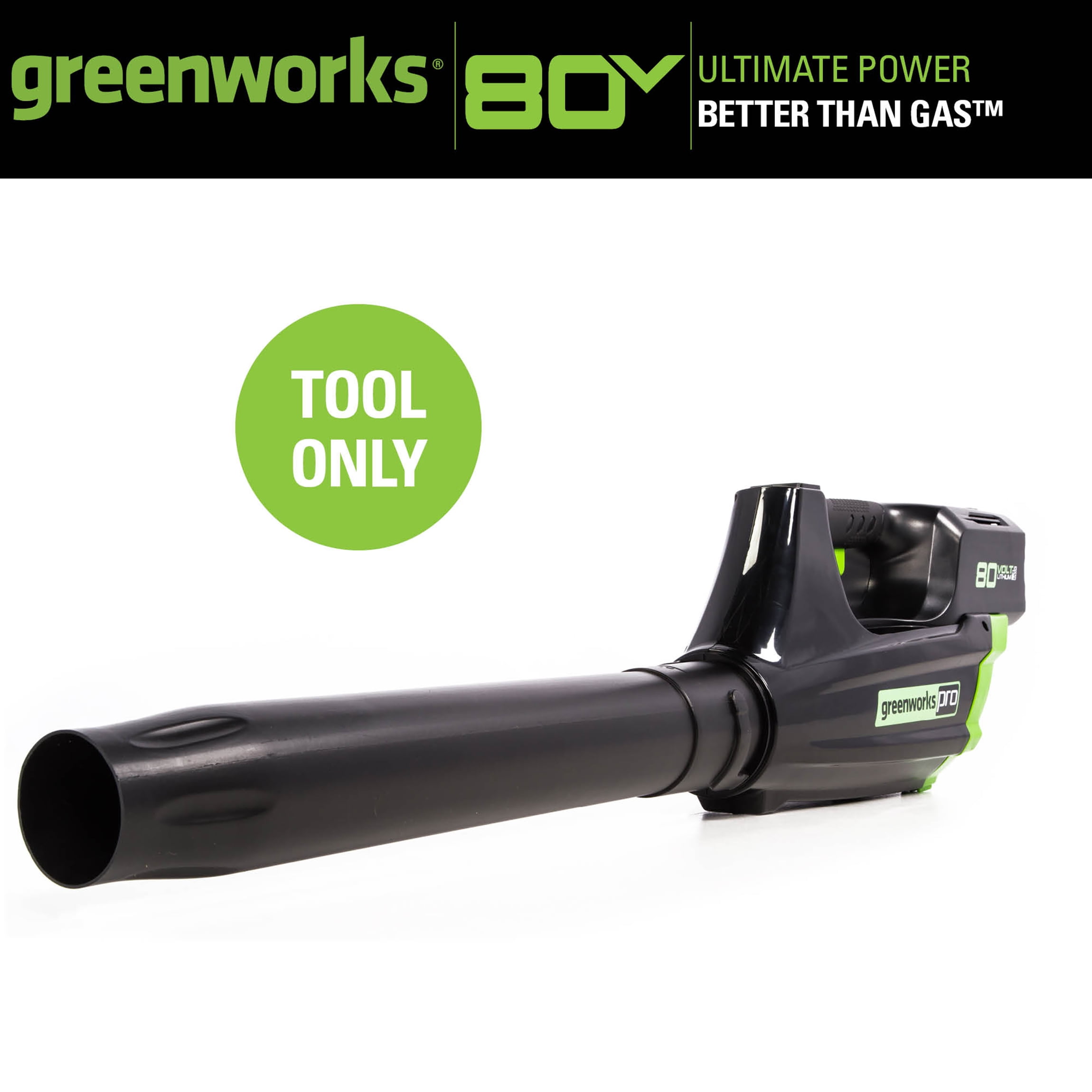 Greenworks pro 80v 125 mph 500 cfm cordless blower gbl80320 online