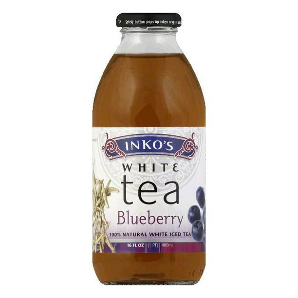 Inkos Blueberry Organic White Tea, 16 Fo (Pack of 12) - Walmart.com ...