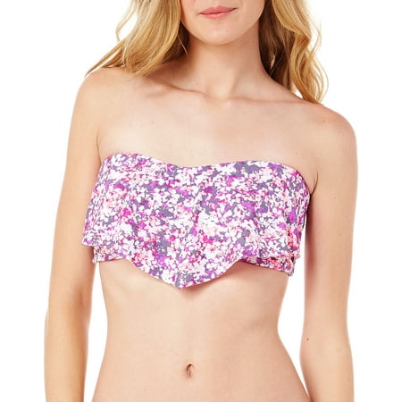 Hot Water Paradise Found Bandeau Flounce