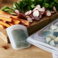 thumbnail image 2 of Stasher Reusable Non-Toxic Pinch-Lock Seal 100% Pure Platinum Silicone Pocket Bag, 2 Pack, 2 of 5