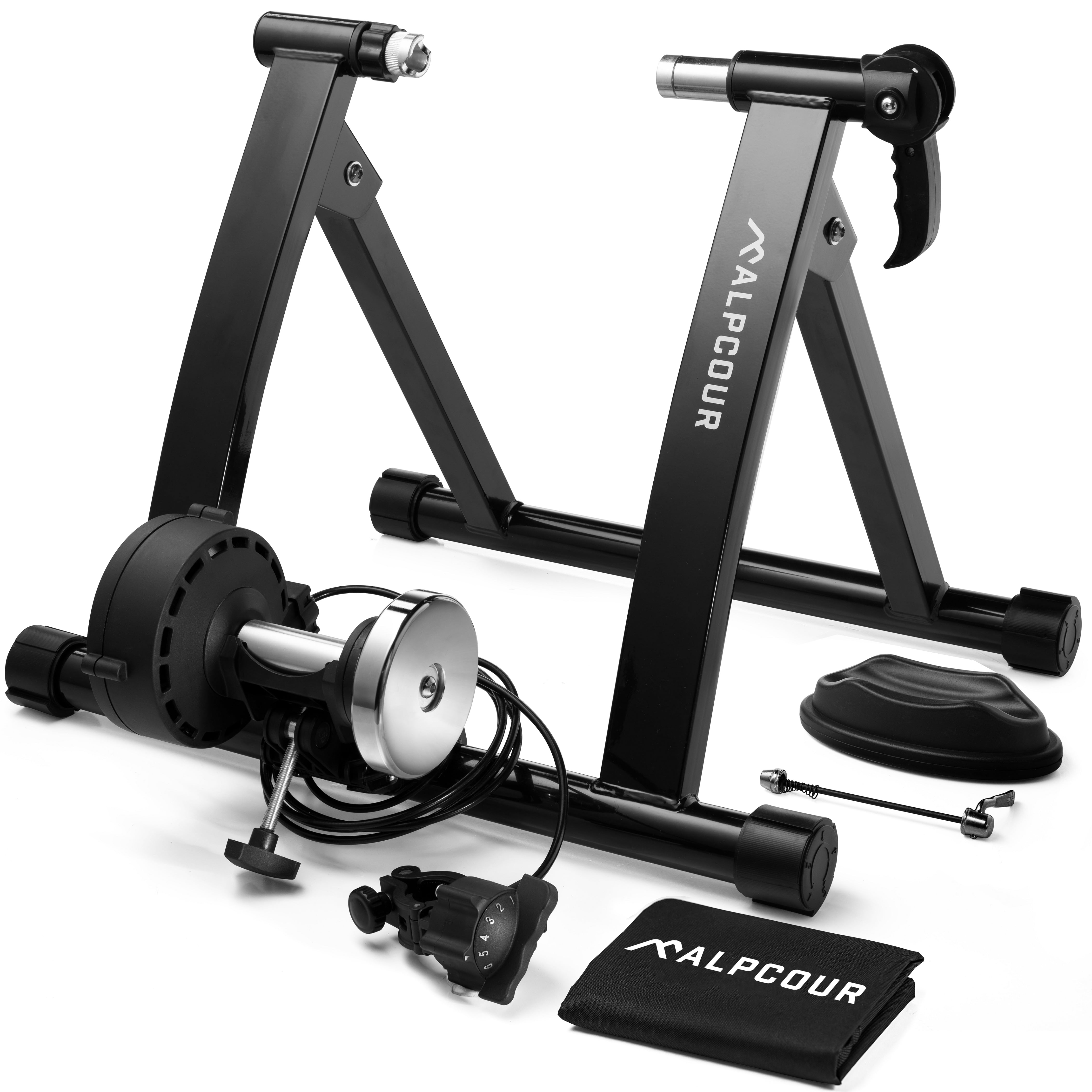 Stationary Magnetic Bike Bicycle Trainer Cycle Stand Indoor Exercise Training 
