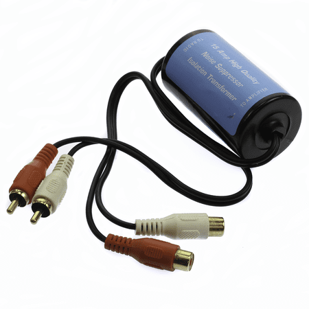 15 Amp Ground Loop Isolator Noise Suppressor Filter Killer RCA to RCA 20 AMP 23
