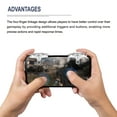thumbnail image 5 of Unique Bargains Gaming Trigger Mobile Game Controller 1 Pair Fire Keys Sensitive Shoot Adjustable Buckle Clear, 5 of 5