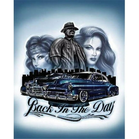 Hot Stuff 1055-08x10-LO 8 x 10 in. Back in the Day Lowrider Poster Print