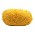 thumbnail image 4 of Hilo de hilo de manualidades DIY hilo de tejer leche hilo de lana para bufandas principiantes costura a mano tejer adultos Amarillo BLESIY hilo de ganchillo, 4 of 8