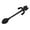 Black 6O8, variant on Qonioi Hanging Coffee Spoon, 4.5 Inch Stainless Steel Stirring Spoon with Hole, Cute Spoon, Beverage Stirrer