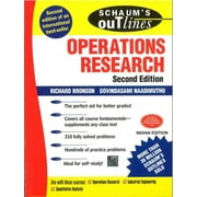 Operations Research (Schaum'S Outline Series) 2Nd Edition - Bronson
