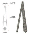 thumbnail image 3 of Sigee Bright Insects for Elegant Men's Necktie,Classic Tie for Formal and Casual Occasions, 3 of 9