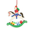 thumbnail image 2 of Alexander Taron 3" Christian Ulbricht Santa on a Rocking Horse Christmas Ornament, 2 of 2