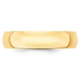 thumbnail image 2 of 14KY 5mm LTW Half Round Band Size 6 in 14k Yellow Gold, 2 of 3