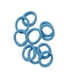thumbnail image 2 of Banda para el cabello decorativa Qarigey 20 piezas estilo preppy sin enganches Cielo azul, 2 of 6