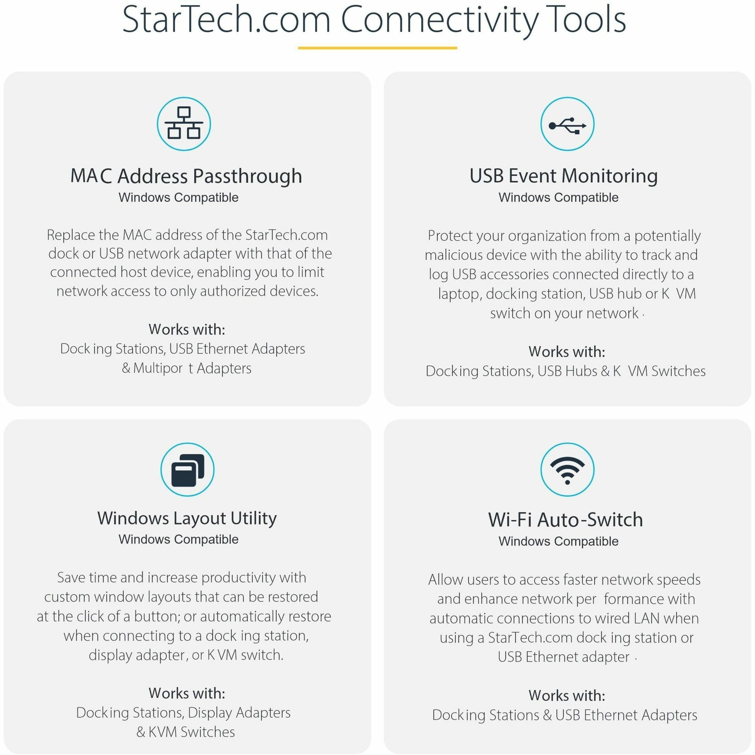 StarTech.com USB C Multiport Adapter, Dual HDMI, 4K 60Hz, 2x 5Gbps USB-A 3.1 Hub, 100W Power Delivery, GbE, SD/MicroSD, USB C Mini Dock
