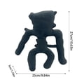 thumbnail image 2 of Backrooms Plush Doll, Short Plush & PP Cotton Stuffed Figure, Poseable Horror Toy for Bedroom Decor, Birthday Halloween Xmas Gift for Kids & Game Fans, 2 of 7