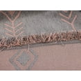 thumbnail image 4 of Granjero Gordo Funda de sofá de terciopelo con tejido jacquard, funda de toalla para sofá de sala de estar, 70,87 x 90,55 pulgadas, gris y rosa, 4 of 4