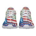 thumbnail image 5 of God Bless America Print Sneakers Lightweight Comfortable Running Shoes for Men Women White Size 7, 5 of 7