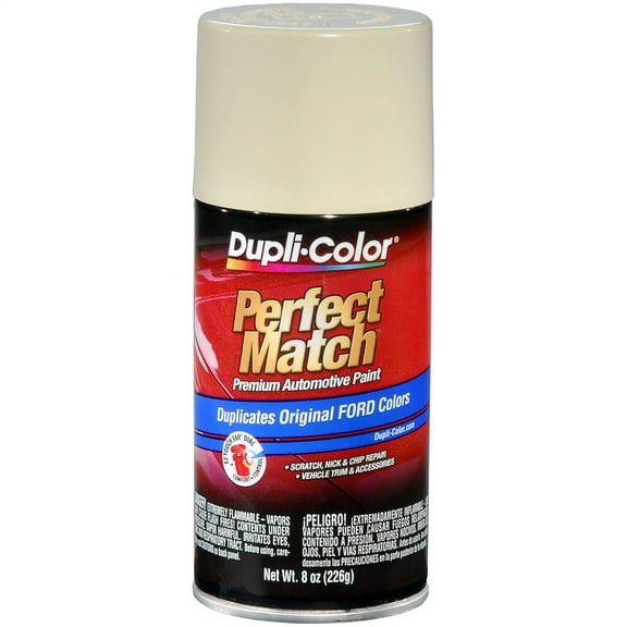 Dupli-Color EBFM00417 Perfect Match Automotive Spray Paint Ford Wimbledon White, 9A ? 8 oz. Aerosol Can Fits select: 1966-1974 FORD MUSTANG, 1985-1989 FORD F150