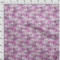 thumbnail image 4 of oneOone Georgette Viscose Pink Fabric Abstract Line Drawing Floral Sewing Material Print Fabric By The Yard 42 Inch Wide, 4 of 6