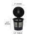 thumbnail image 2 of Tazas K reutilizables para cafeteras 2.0 y 1.0 Ajuste universal para filtros de café de una sola taza recargables fáciles de usar - Filtro de malla de acero inoxidable ecológico (paquete de 12), 2 of 8