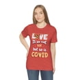 thumbnail image 3 of Love Is In The Air But So Is Covid Funny T-Shirt Cute Nurse Valentine Shirt, 3 of 6
