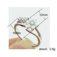 thumbnail image 6 of APIPEE Modern Promise Ring Engagement For Her Ladies High Quality Dazzling AAA Zircon Cubic Zirconia Ring Thoughtful Surprise With Gift Packaging, 6 of 8