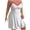 White, variant on Women's Plus Size Nightgowns Spaghetti Strap V Neck Lace Trim Ribbed Knit Sleeveless Sleep Dress Heart Printed Cami Sleepshirts