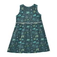 thumbnail image 4 of Girls Dress Marine Life Sleeveless Dress for Girls Hem A-Line Casual Sundress, 4 of 7