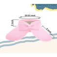 thumbnail image 5 of Straw Sun Summer&nbsp;Visor for Women, Female Wide Brim UPF 50+ UV Protection Topless Hat, Ladies Adjustable Roll UP Messy Bun Ponytail Cap, Foldable Packable Beach Travel Hat, Light Pink, 5 of 5