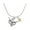 Golden, variant on Longhorn - Texas - Pink Bicone Crystal Necklace