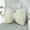White, variant on HOARBOEG Solid Color Bow Tie Hug Pillow - Lumbar Support Throw Cushion for Sofa, Couch & Bed, Comfortable Decorative Throw Pillow