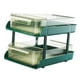 thumbnail image 5 of Organizador de escritorio con 2 pequeñas cajas de almacenamiento y doble asa. Verde oliva, 5 of 9