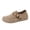 Khaki, variant on Willtoo Women's Faux Suede Mules with Beaded Casual Comfortable Round Toe Slip On Bohemian Flat Clogs