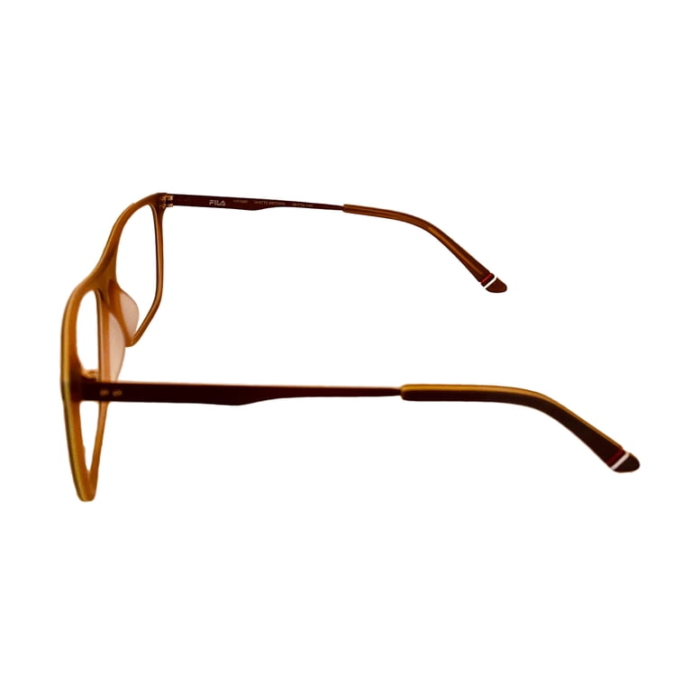 Fila Mens Brown / Brown Rectangle Plastic Eyewear Frame  display picture 2