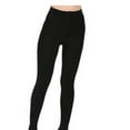 thumbnail image 3 of Laundry by Shelli Segal Women's Premium Fleece Lined Tights Black Size 2X, 3 of 3