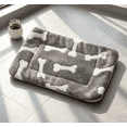 thumbnail image 4 of Hovilon Washable Dog Bed，Reversible Dog Crate Pad Soft Fluffy Pet Kennel Beds Dog Sleeping Mattress for Large Jumbo Medium Small Dogs, 4 of 5