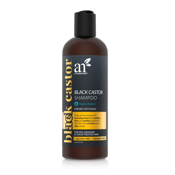 Artnaturals Black Castor Oil Shampoo Color Treated Hair 16 Oz 473 Ml Walmart Com