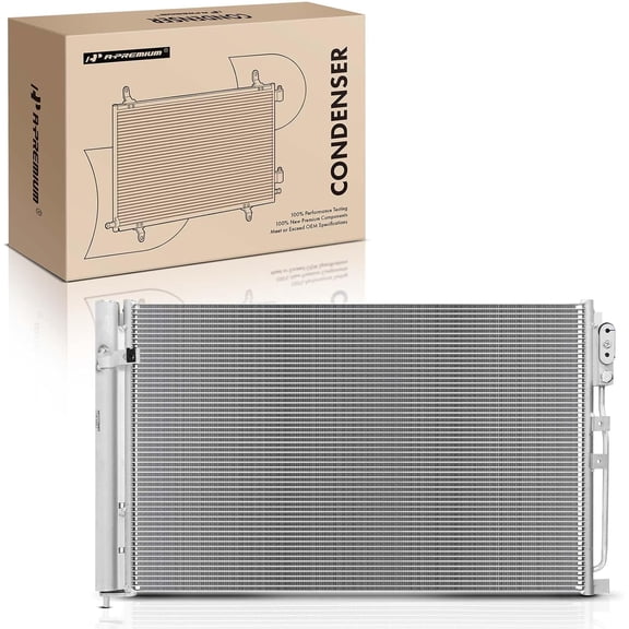 A-Premium Air Conditioning A/C Condenser Compatible with Infiniti Q50 2016-2019 Q60 2017-2018 2.0L, Replace# 30052, 921004GC0A