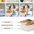 thumbnail image 5 of Ryvnso Guitar Music Notes Storage Bins Large Basket Foldable Cube Toys Organizer with Handles 1 PC, 5 of 7