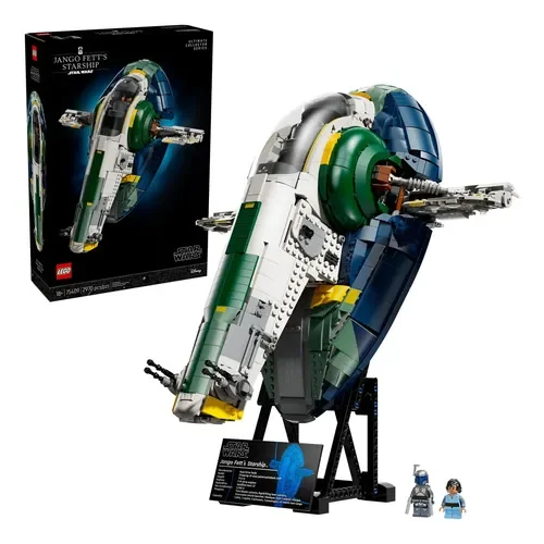 LEGO Star Wars: El Ataque de los Clones Nave Espacial Clase Firespray de Jango Fett Set Ultimate Collector Series para Adultos, Modelo para Construir, Exhibir y Coleccionar 75409