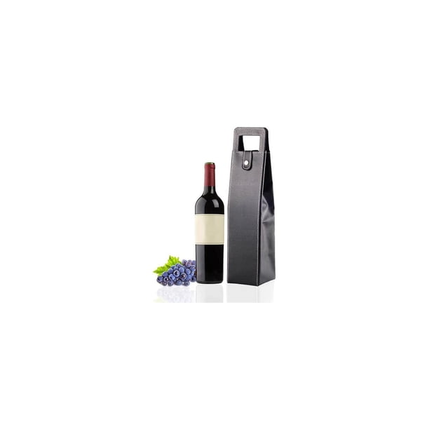 Bolsa para Botella de Vino Ximxi de Cuero Sintetico Reutilizable