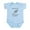 Sky Blue, variant on CafePress - Mommys Running Buddy Body Suit - Baby Light Bodysuit, Size Newborn - 24 Months