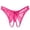 Hot Pink, variant on Women's Sexy Lace G String Thong Open Gusset Low Waist Brief Erotic Underwear Fashion Purple One Size (Purple, One Size)