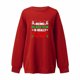 thumbnail image 1 of Gibobby Suéter desgastado Sudadera sin capucha de manga larga con cuello Rojoondo y estampado de navideñas informales para mujer para la temporada de otoño e invierno (Rojo, S), 1 of 4